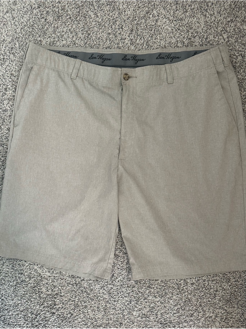 Ben Hogan Men's Khaki Casual Shorts